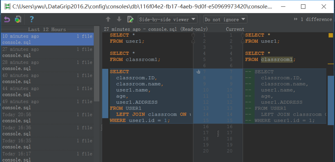 datagrip连 接 postgresql datagrip console_oracle_49