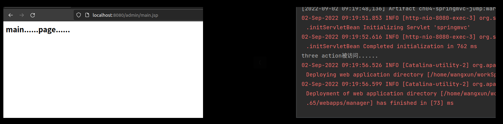 springmvc配置系统启动后跳转的页面 springmvc 页面跳转_重定向_04