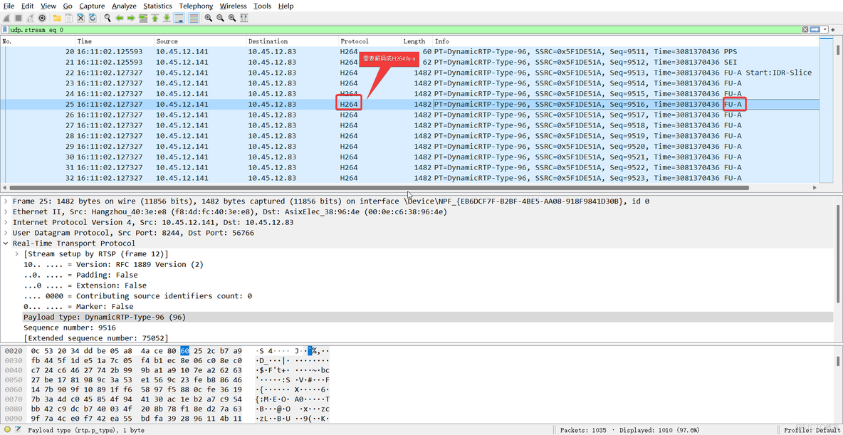 Wireshark 抓RTMP 视频地址 wireshark如何抓取视频流_rtp_05