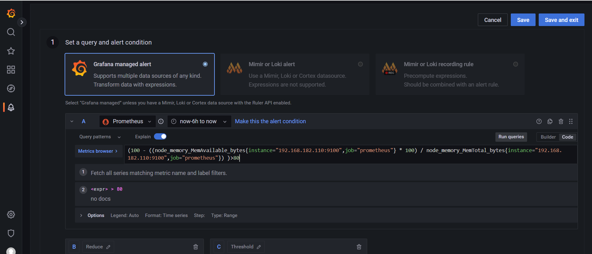 grafana设置邮件告警 grafana 告警_时间段_06