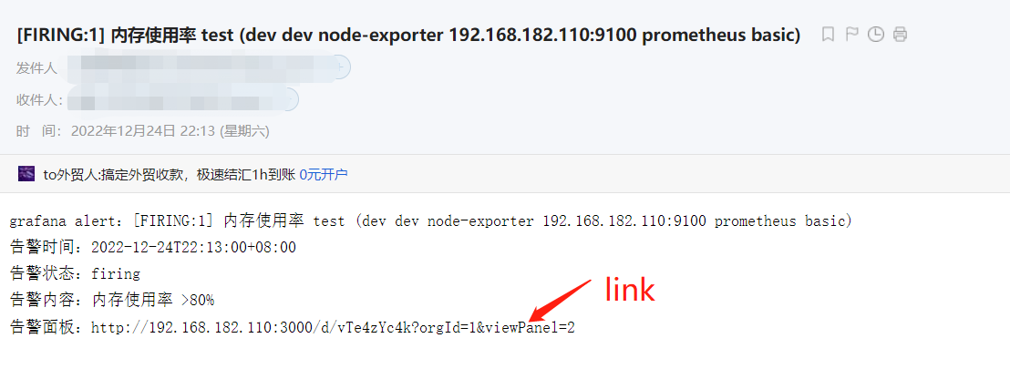 grafana设置邮件告警 grafana 告警_Prometheus_18