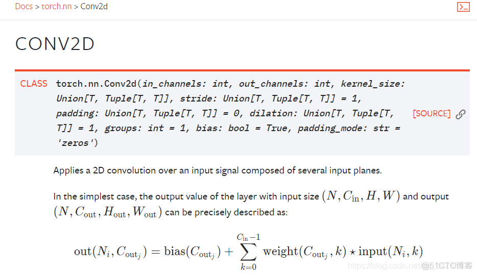 pytorch conv1d 和linear区别 pytorch conv2d参数_卷积核_02