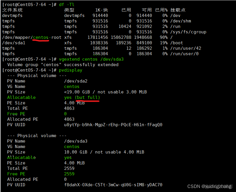 centos7 磁盘空间扩展 centos7磁盘空间分配_centos7 磁盘空间扩展_10