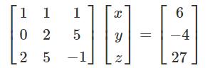 pytorch tensor 线性代数 numpy线性代数库_线性代数