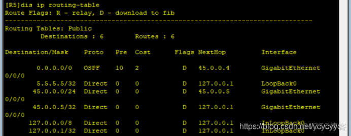 多区域ospf 多区域OSPF配置实验华为_OSPF_07