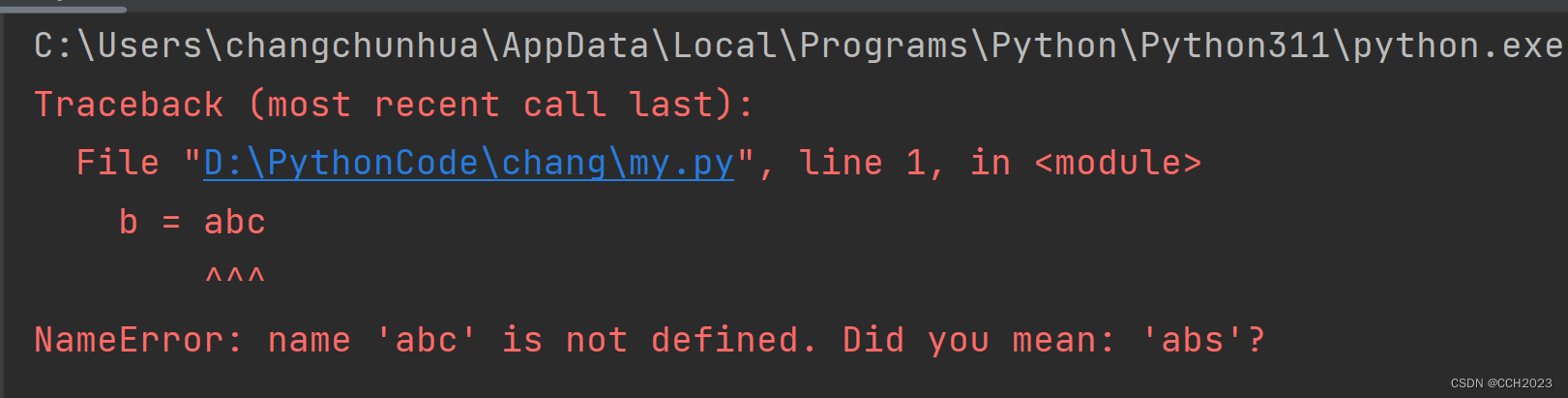 python 设置错误级别 python中的错误类型_异常处理_03