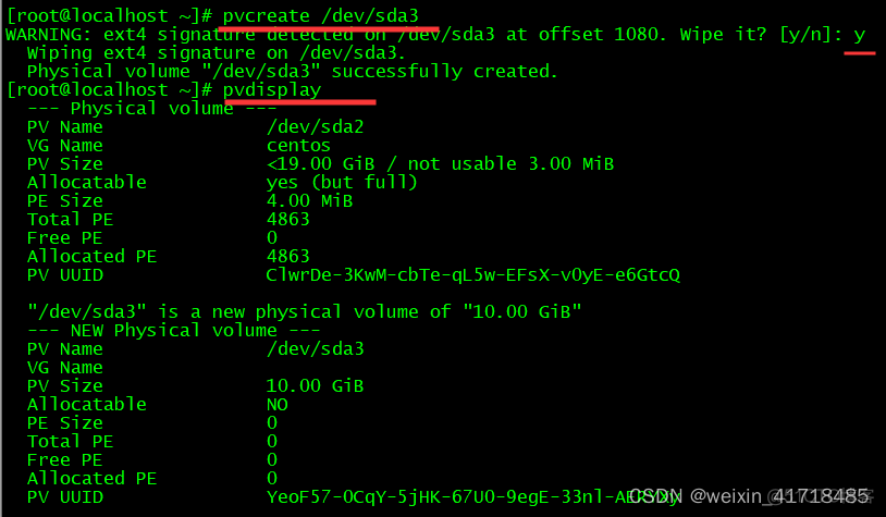 Centos 7 虚拟机磁盘分区扩容 centos虚拟机扩展磁盘容量_文件目录_10