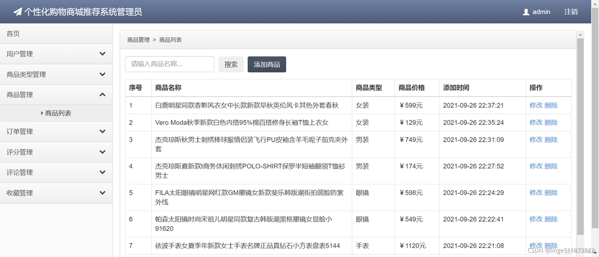 java 商品多规格 选择置灰问题 java实现商品推荐_springmvc_31