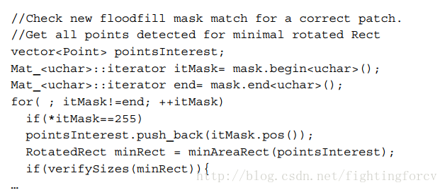 opencv 分析 点 分布 opencv 区域检测_车牌检测 区域分割 泛洪填充_15