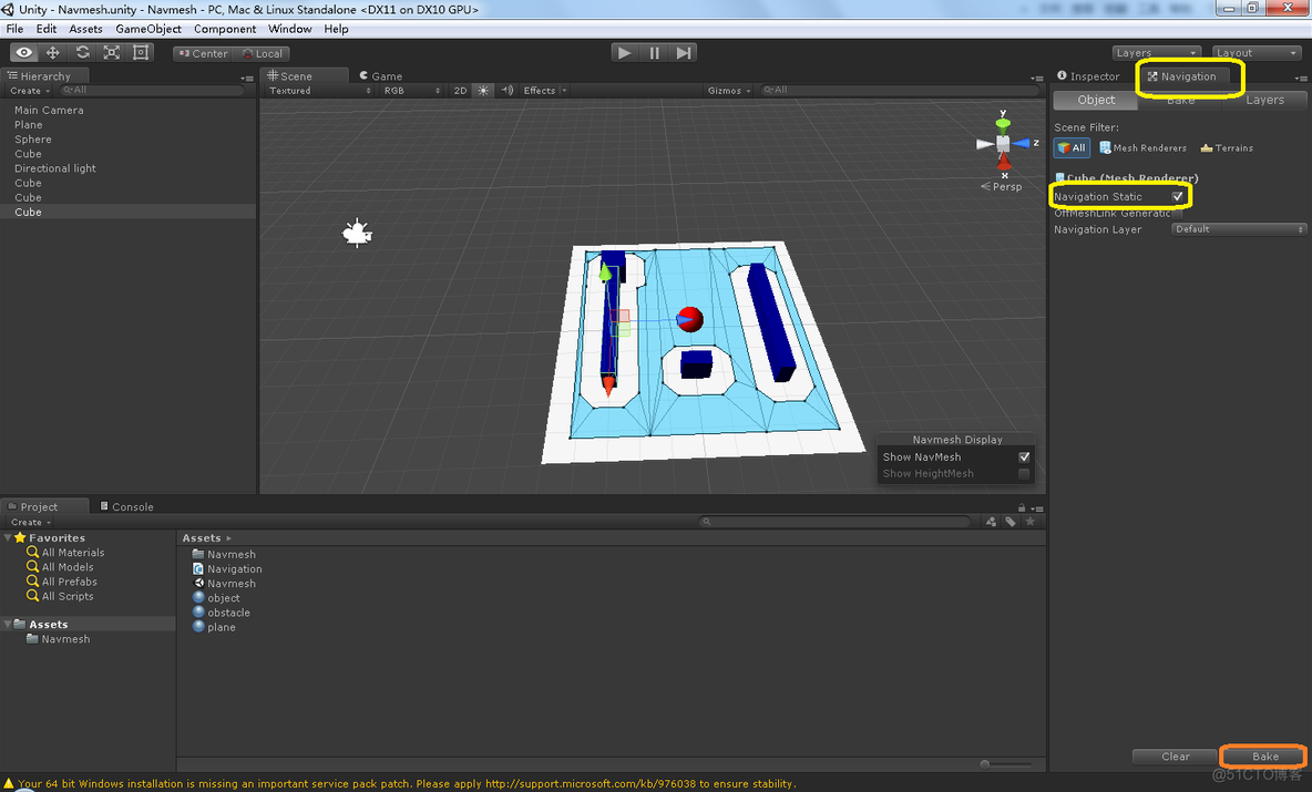 unity navigation动态寻路 unity3d自动寻路_Unity3D_04