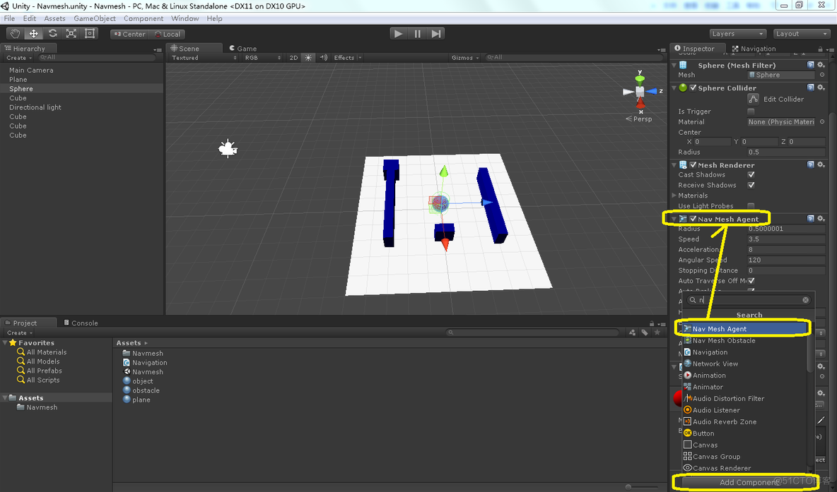 unity navigation动态寻路 unity3d自动寻路_寻路_05