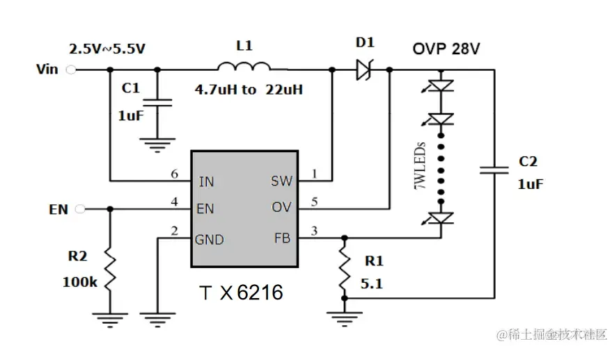 1.2MHz，固定频率白光LED驱动器_架构_04