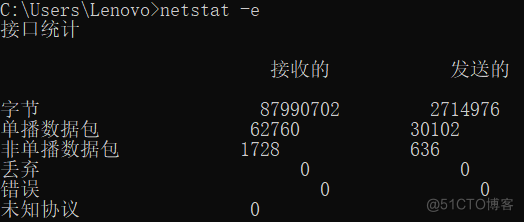 计算机网络netstat命令实验报告_实验报告_03