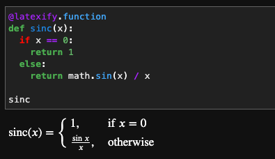 latexify，一个不错的Python库_python_04