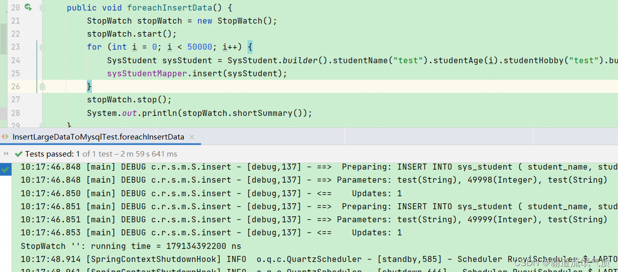 SpringBoot+MybatisPlus+Mysql实现批量插入万级数据多种方式与耗时对比_i++_02