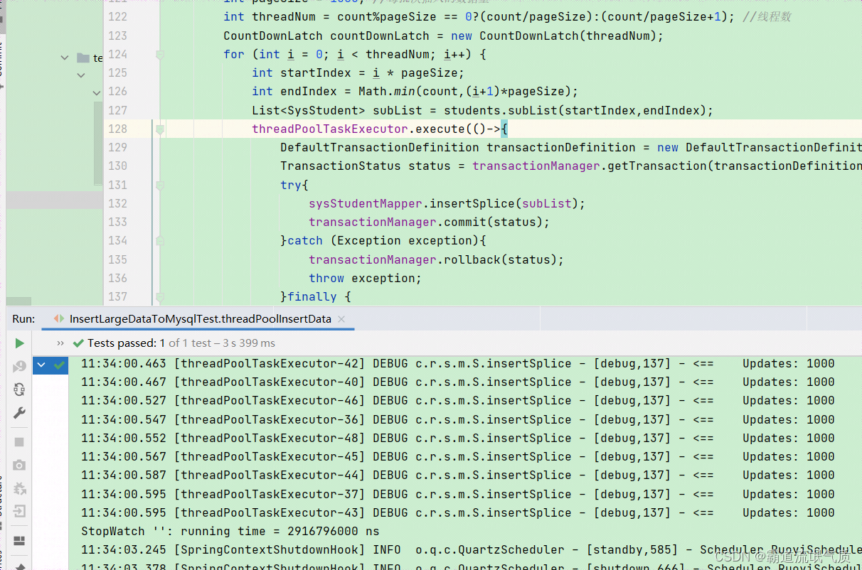 SpringBoot+MybatisPlus+Mysql实现批量插入万级数据多种方式与耗时对比_mysql_06