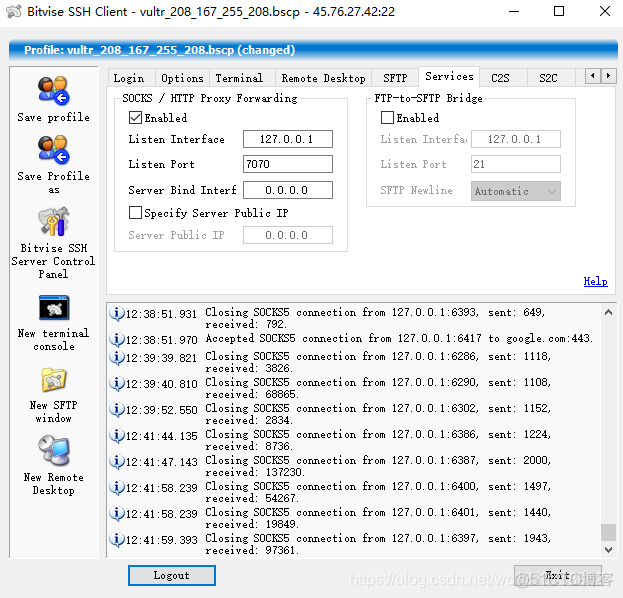 bitvise ssh client公钥远程登录 bitvise ssh client 8.46怎么用_外网_03