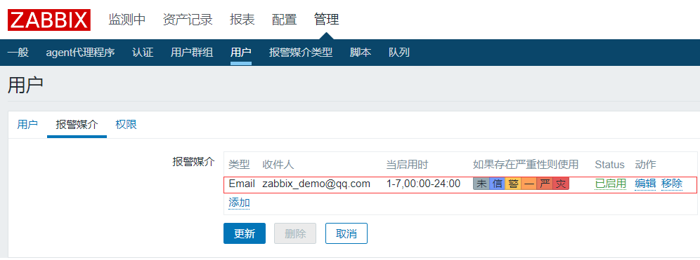 zabbix模拟发告警 zabbix告警配置_触发器_04