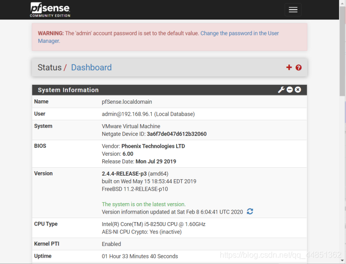 pfsense系统里的installed packages在那里 pfsense中文版_重启_26