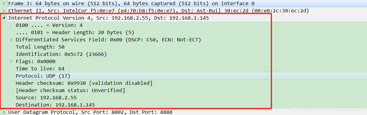 wireshark dns域名筛选 wireshark筛选ip地址_数据段