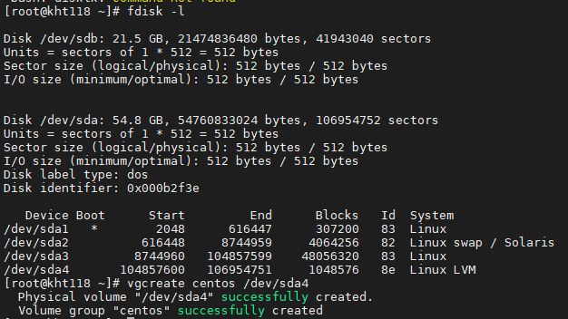 centos 查看物理核心数 centos 查看物理硬盘_逻辑卷_24