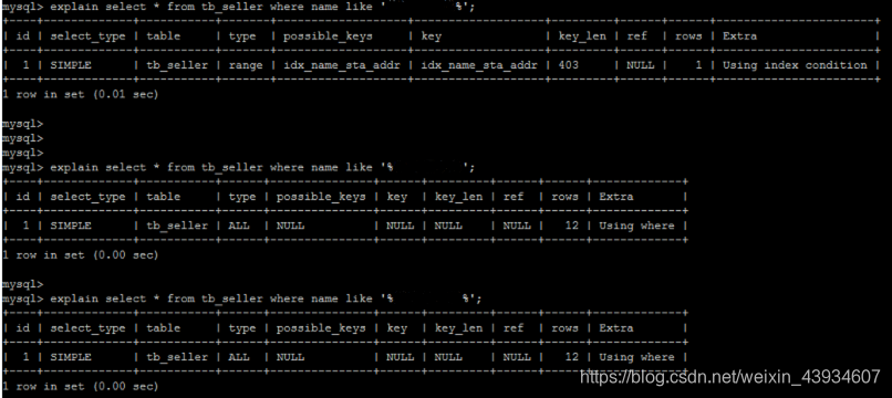 sql优化问题如何确定索引有没有生效 sql优化,以及索引的使用_数据_18