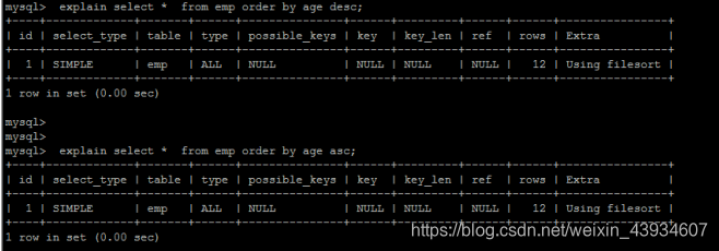 sql优化问题如何确定索引有没有生效 sql优化,以及索引的使用_主键_29