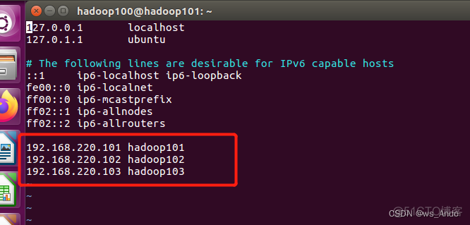 windows虚拟机hadoop环境搭建 虚拟机配置hadoop_vim_20