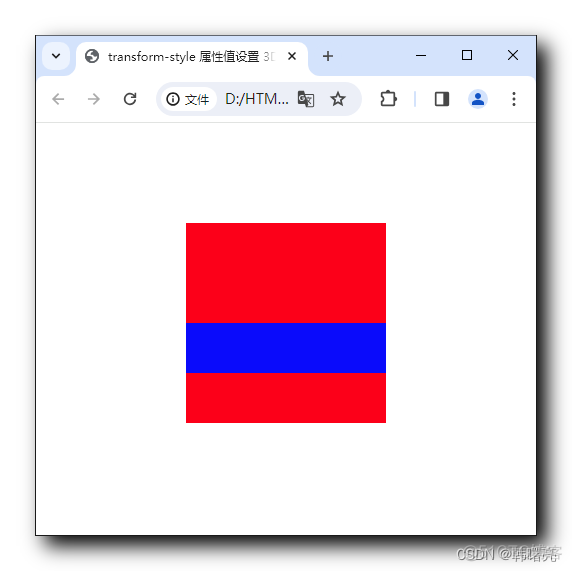 【CSS3】CSS3 3D 转换 ⑤ ( 3D 呈现效果 - transform-style 属性 | transform-style 属性语法 | 设置 透视视图 效果 | 结构伪类选择器 )_3d