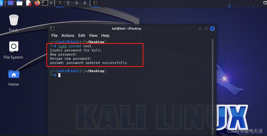 Kali Linux 安装 + 获取 root 权限 + 远程访问_运维_05