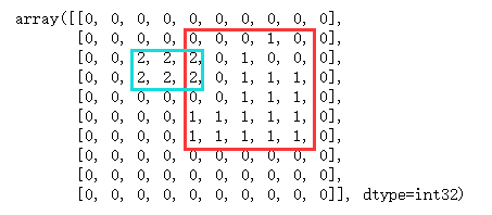 python 提取连通域大小大于某个值的块 python 连通区域_python_03