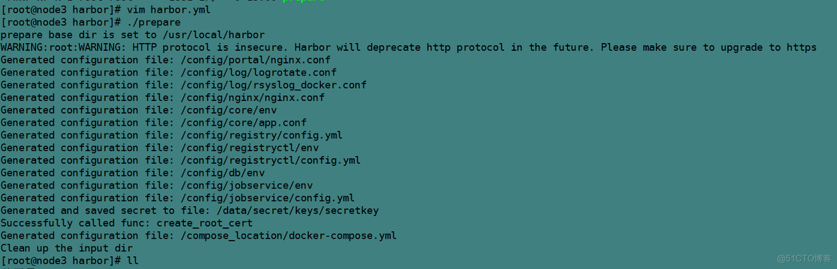 dockker安装harbor docker harbor安装与配置_配置文件