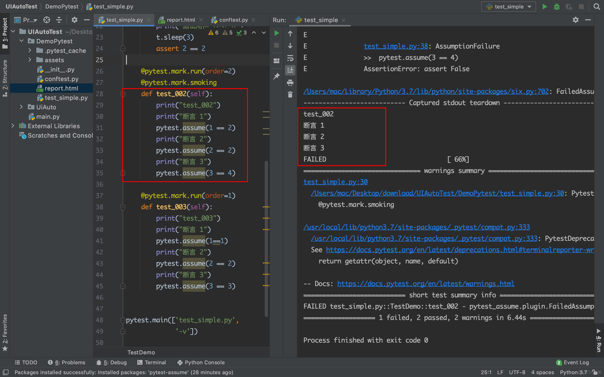 pytest main函数的参数传到用例中 pytest常用参数_测试用例_20