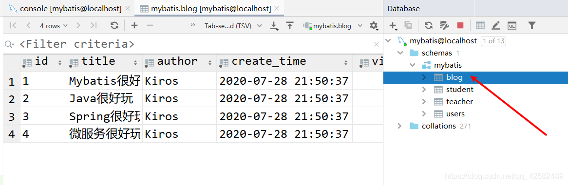 springboot log 显示 数据库语句 信息 springboot查看数据库_标签页_08