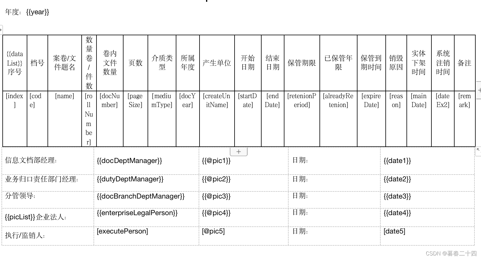 java doc文档 循环生成表格 java word模板 表格循环_word