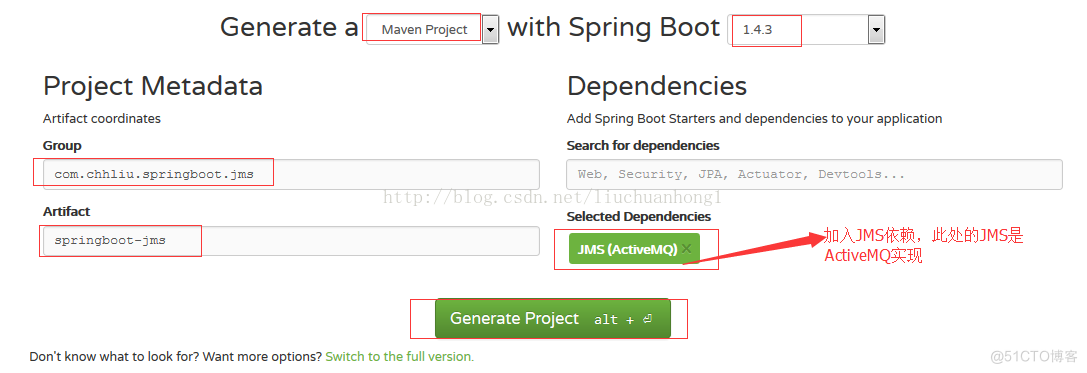 springboot3 jackson 配置 springboot jms配置_maven