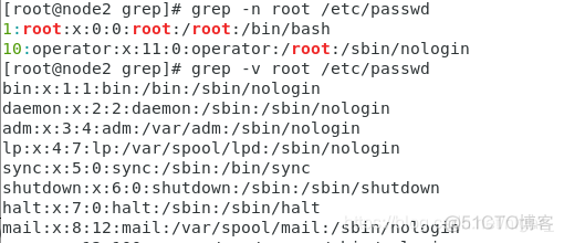 shell grep 输出行号 shell grep -i_shell grep 输出行号_02