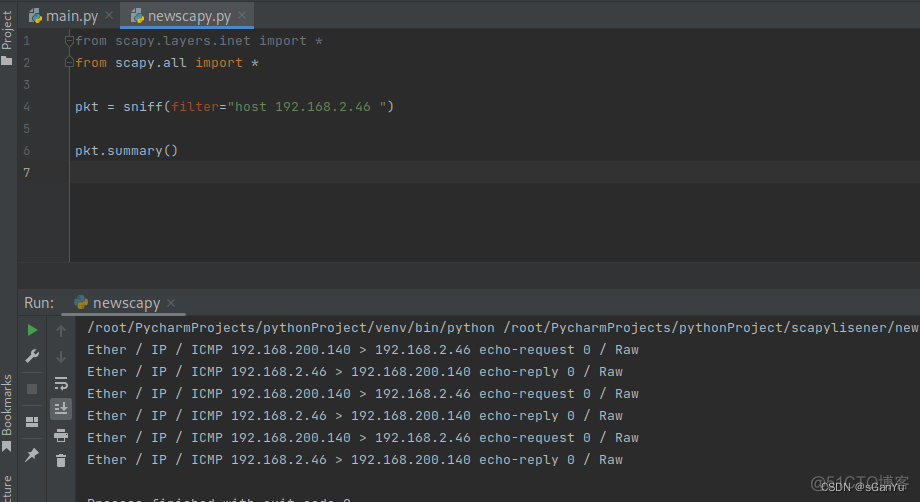 使用 Python 捕获 TCP 数据包 python抓取端口数据包_端口扫描_16