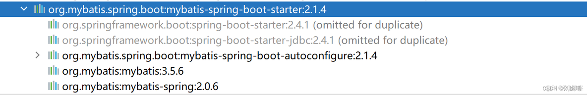 mybatis 对应 springboot 版本 mybatis-spring-boot-starter_xml