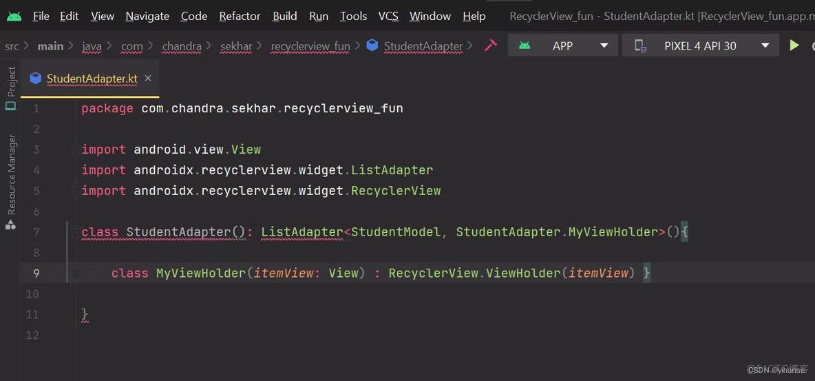 android RecyclerView 设置header android recyclerview动态添加item_recycler-view_10