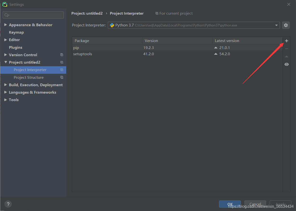 pyCharm 添加本地python版本 pycharm怎么添加pip_python_18