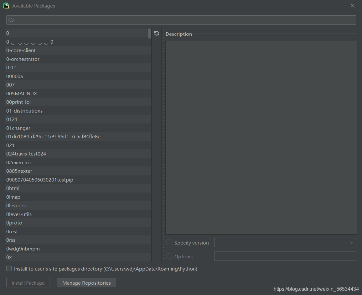 pyCharm 添加本地python版本 pycharm怎么添加pip_第三方库_22