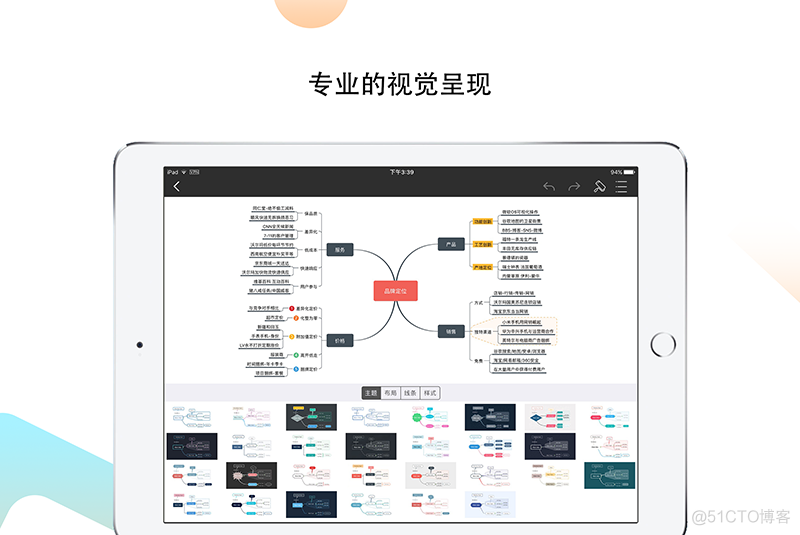 iOS 绘制树状图 ipad树状图_工作计划_02