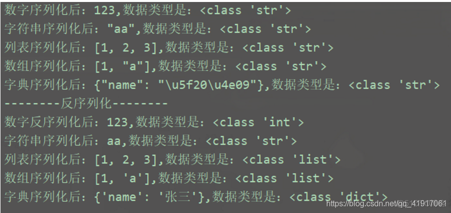 python实现自定义对象的 序列化反序列化方法 序列化和反序列化 python_json_02