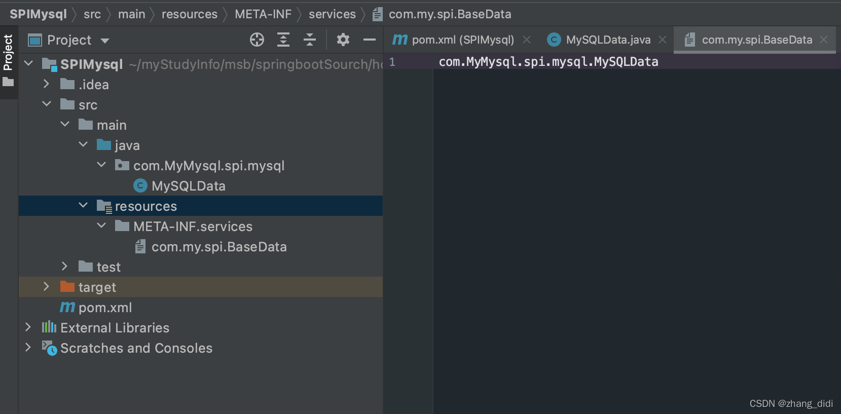 使用Spring Boot的SPI机制 spring boot spi_sql