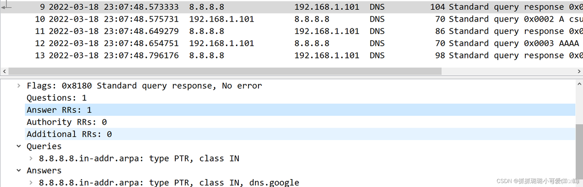 wireshark dns数据包交互 wireshark dns实验_网络_22