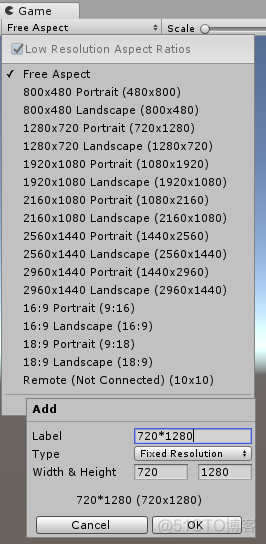 unity 手游2k分辨率 unity游戏怎么改分辨率_设置