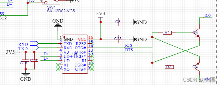 ESP12F不可用引脚 esp12f典型应用电路_arm_04