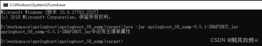 springboot静态打包 springboot项目打包运行_springboot静态打包_05