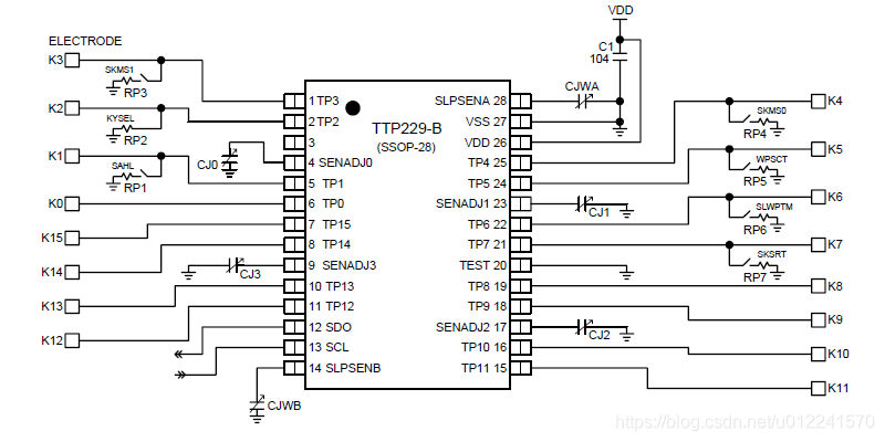 ESP32电容触摸 电容触摸ic_ESP32电容触摸_24